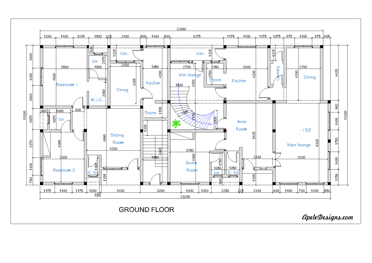 Get Any Floor Plan For Free HERE Properties Nigeria