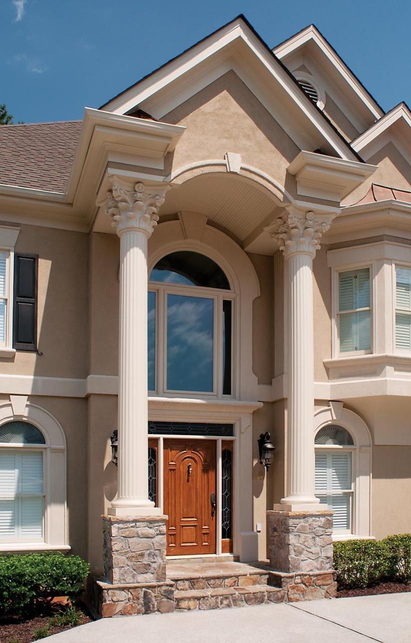 2 story portico addition designed and built by Front Porch