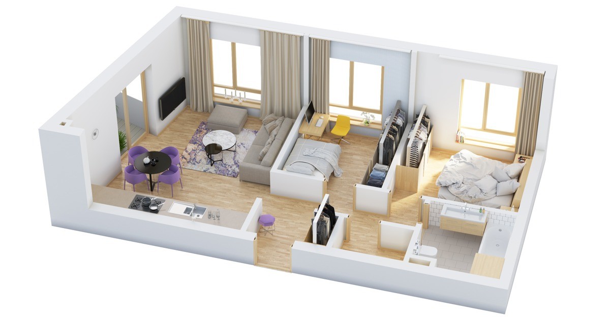 Two Bedroom 14X40 Floor Plans Clinton Apartments Floor Plans All