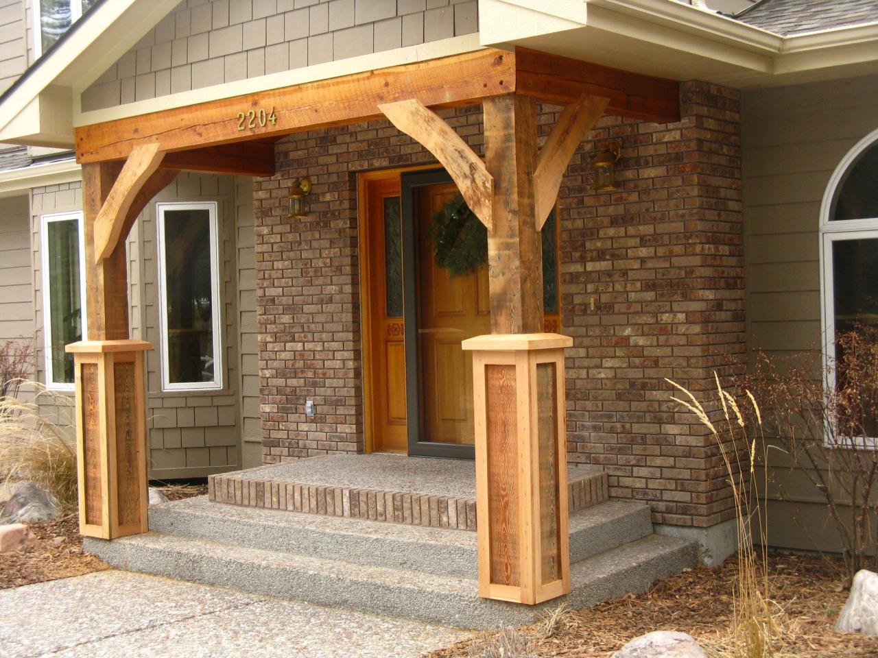 Front Porch Posts on Pinterest Front Porch Posts, Timber Frame Homes