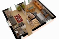 3D floor layouts. Olive Garden Interior