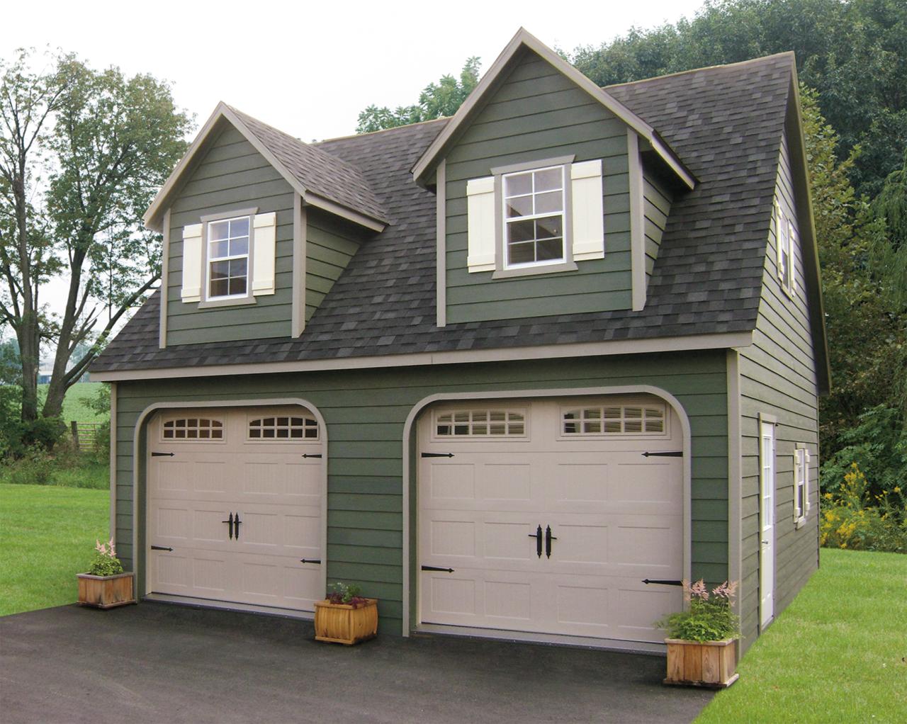 2 Story 2 Car Garages The Barn Raiser