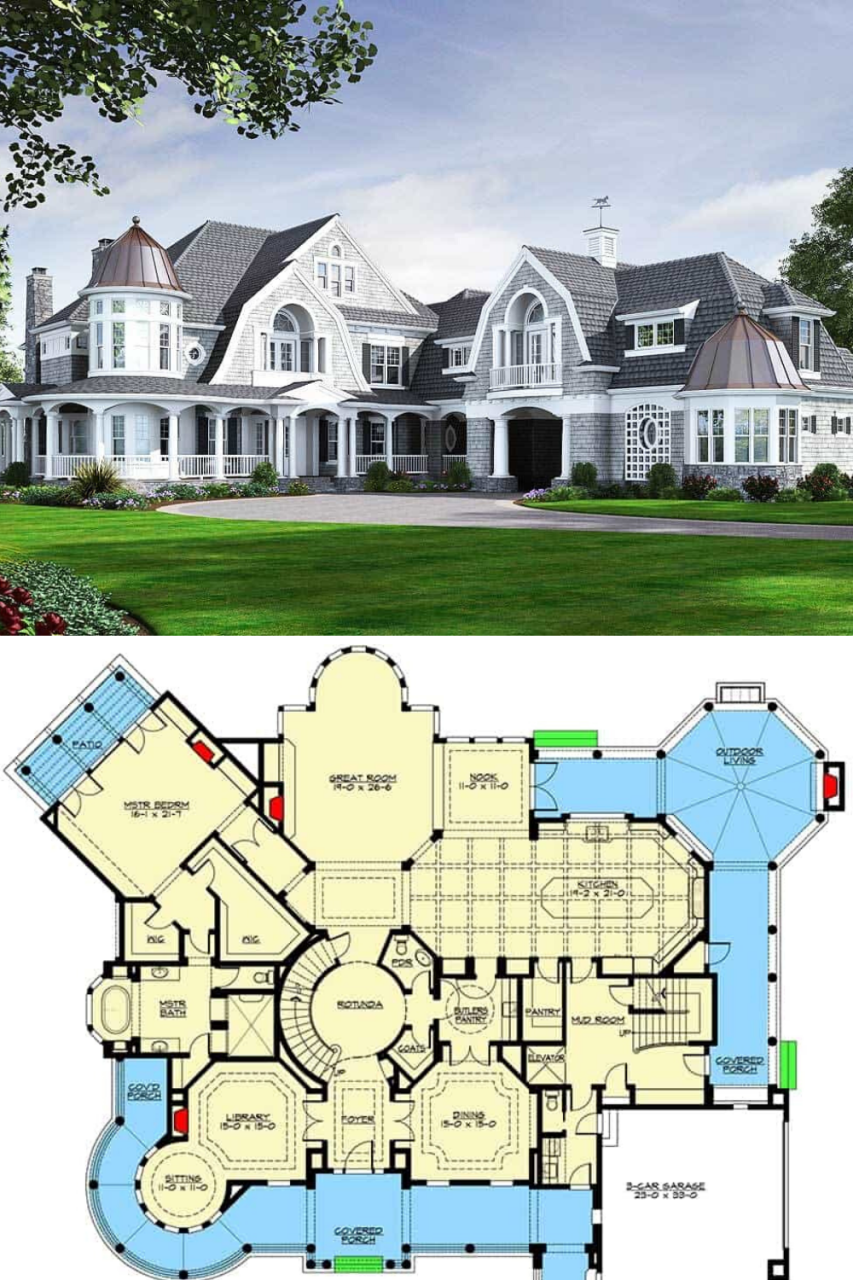Inspiration Dream House 5 Bedroom 2 Story House Plans