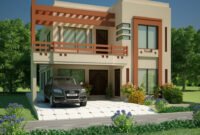 All Architectural Designing 3D House Front Elevation