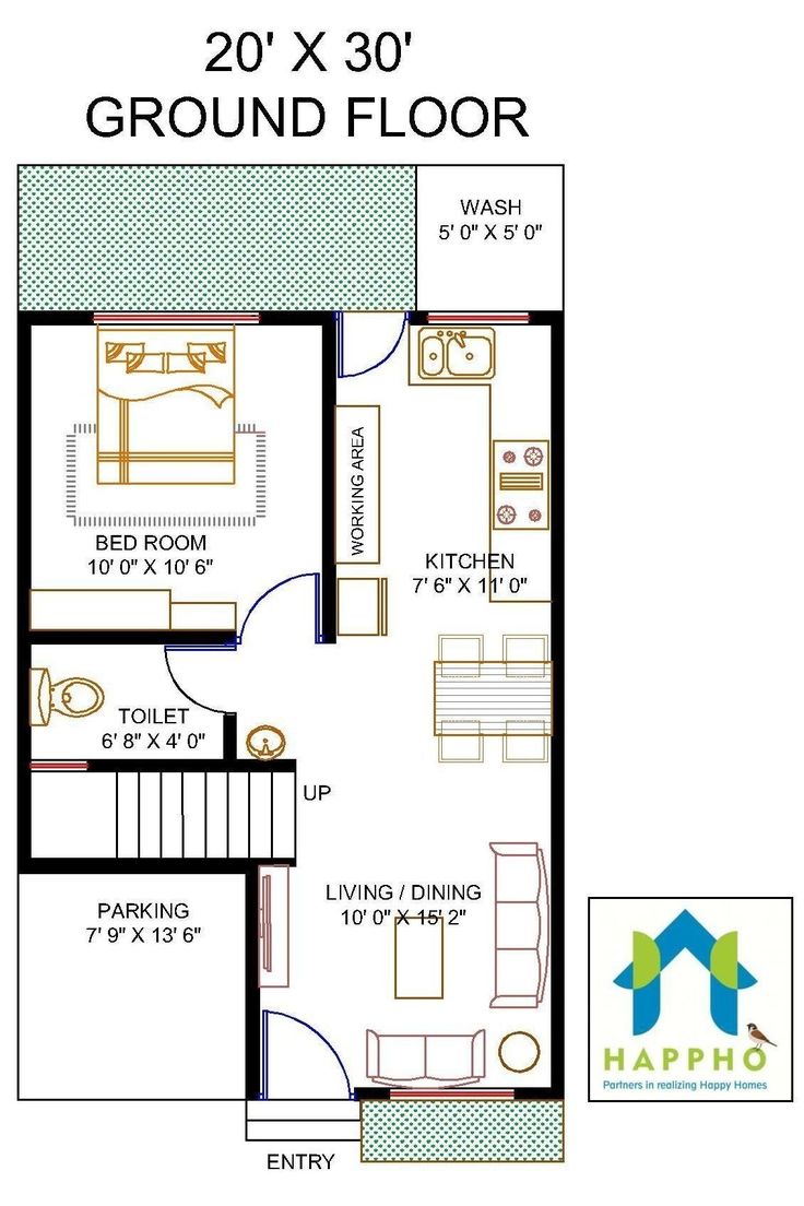 Pin by Bipin Raj on home strachar 20x30 house plans, Small house