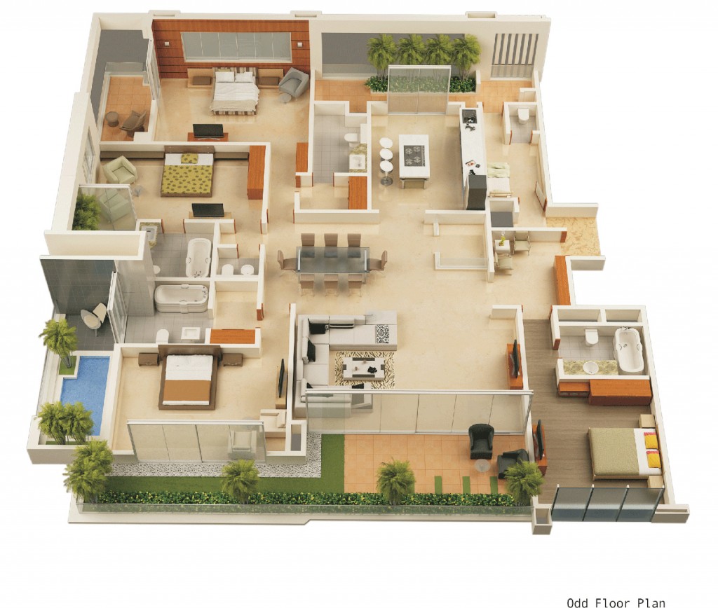 Modern Tiny House Plans 3D Game Master