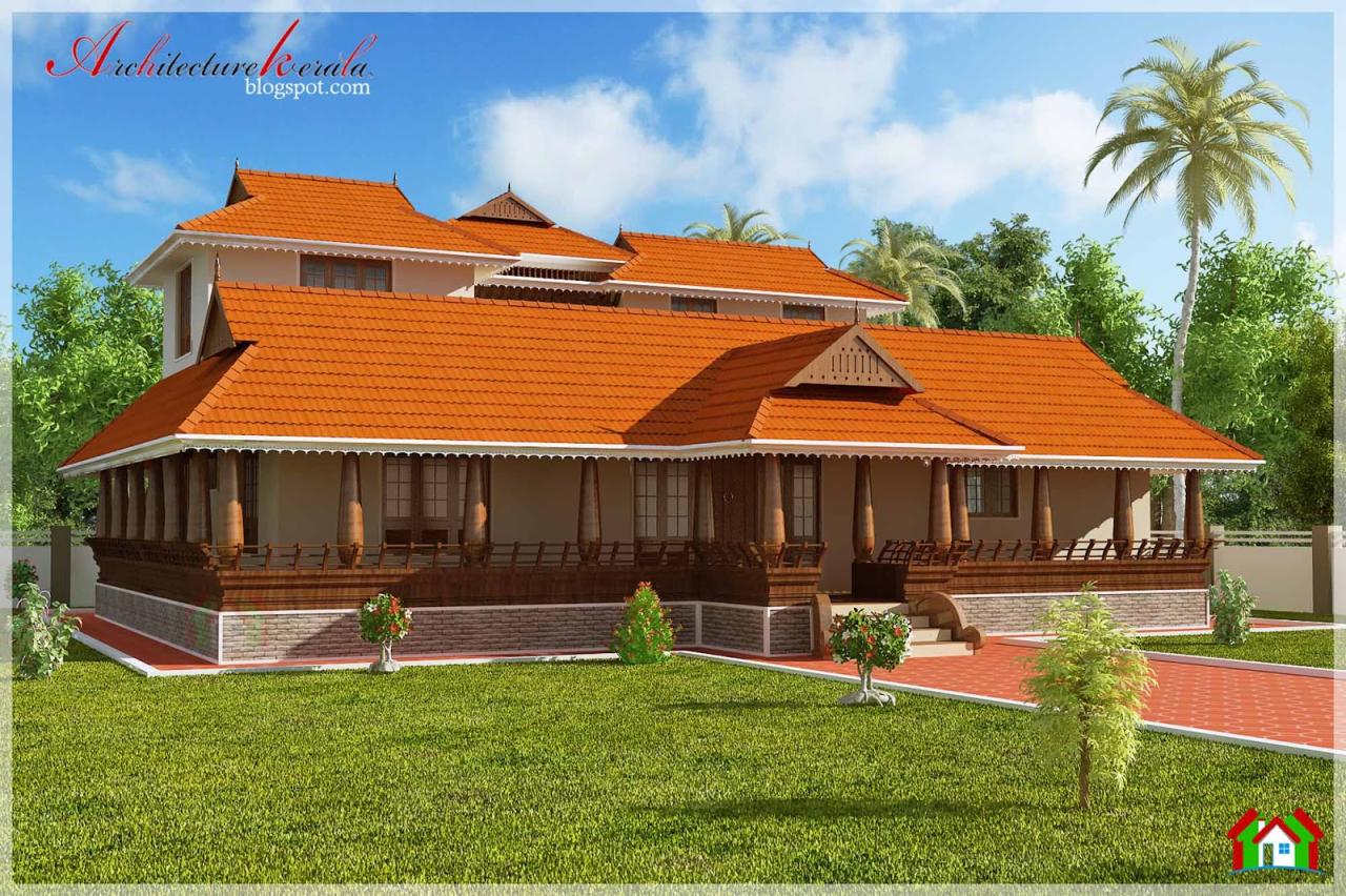 Newest Kerala Style Nalukettu Veedu Plan