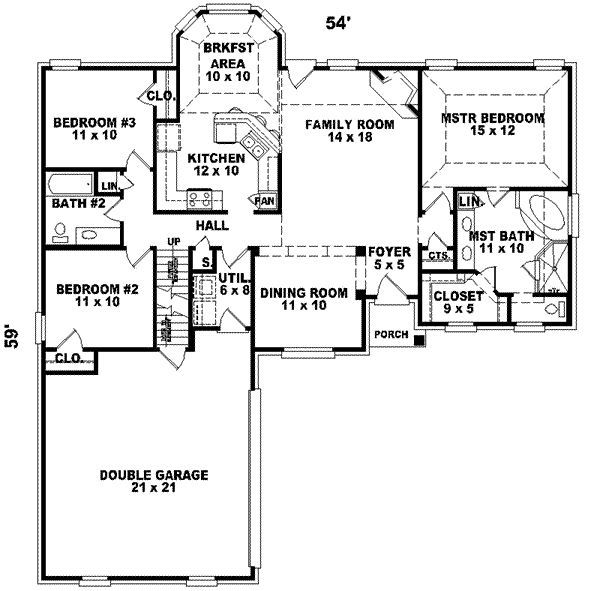 Two Storey House Plans 2000 Square Feet SMM Medyan