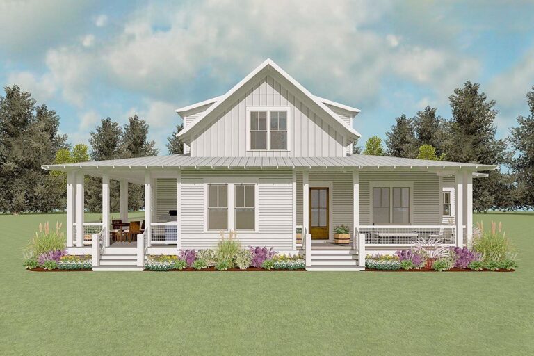 Stunning Two Story Farmhouse Plans With Wrap Around Porch 2023 - House ...