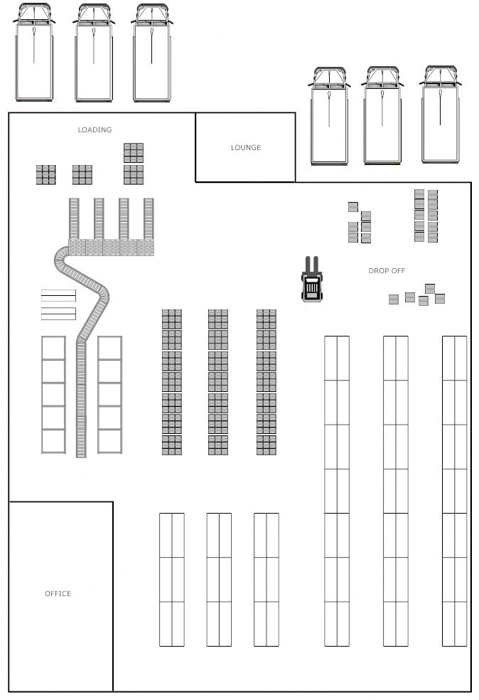 Pin on Sample Warehouse LAyout