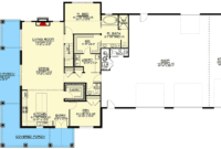 21071020250509-135047GRA_F1_1619556226 Barndominium with Wraparound Porch and 2Story Living Room 135047GRA