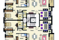 Residential building_Ramallah typical plan My work in Assia