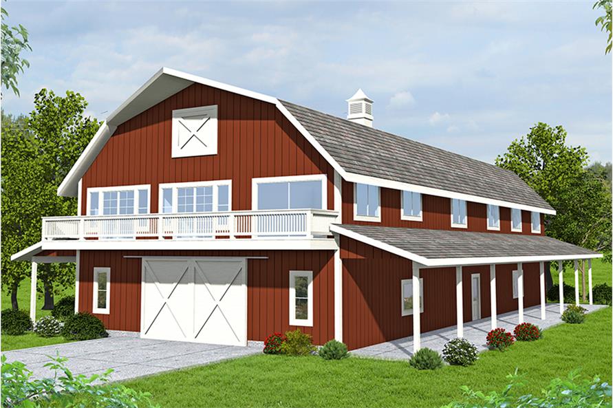Barndominium 3 Bdrm, 3 Bath, 1920 Sq Ft Plan 1321694