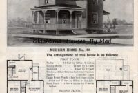 Sears 1908 4th Edition pg34 Farmhouse floor plans, Victorian house