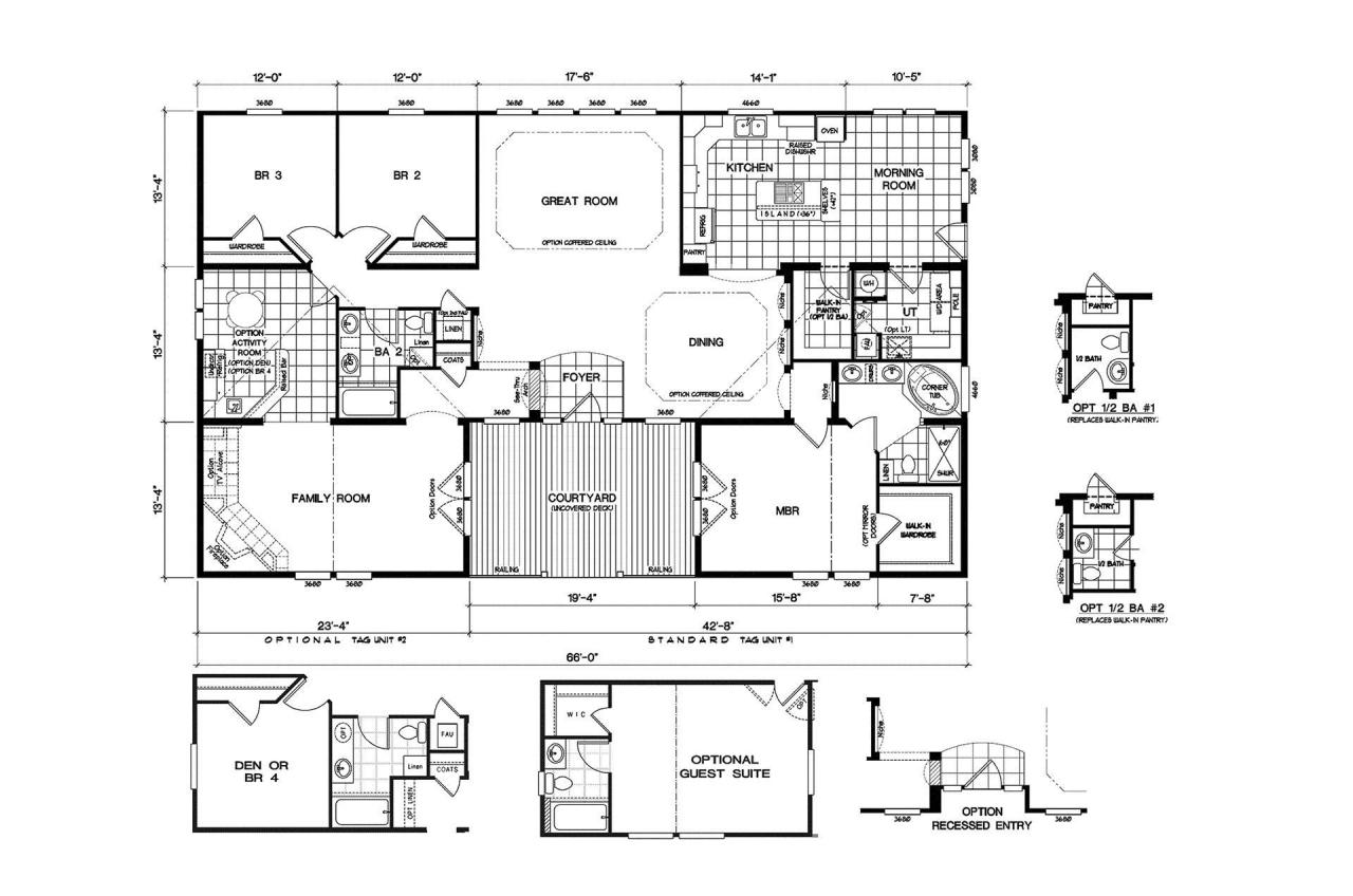 quadruple wide mobile home floor plans Google Search Mobile home