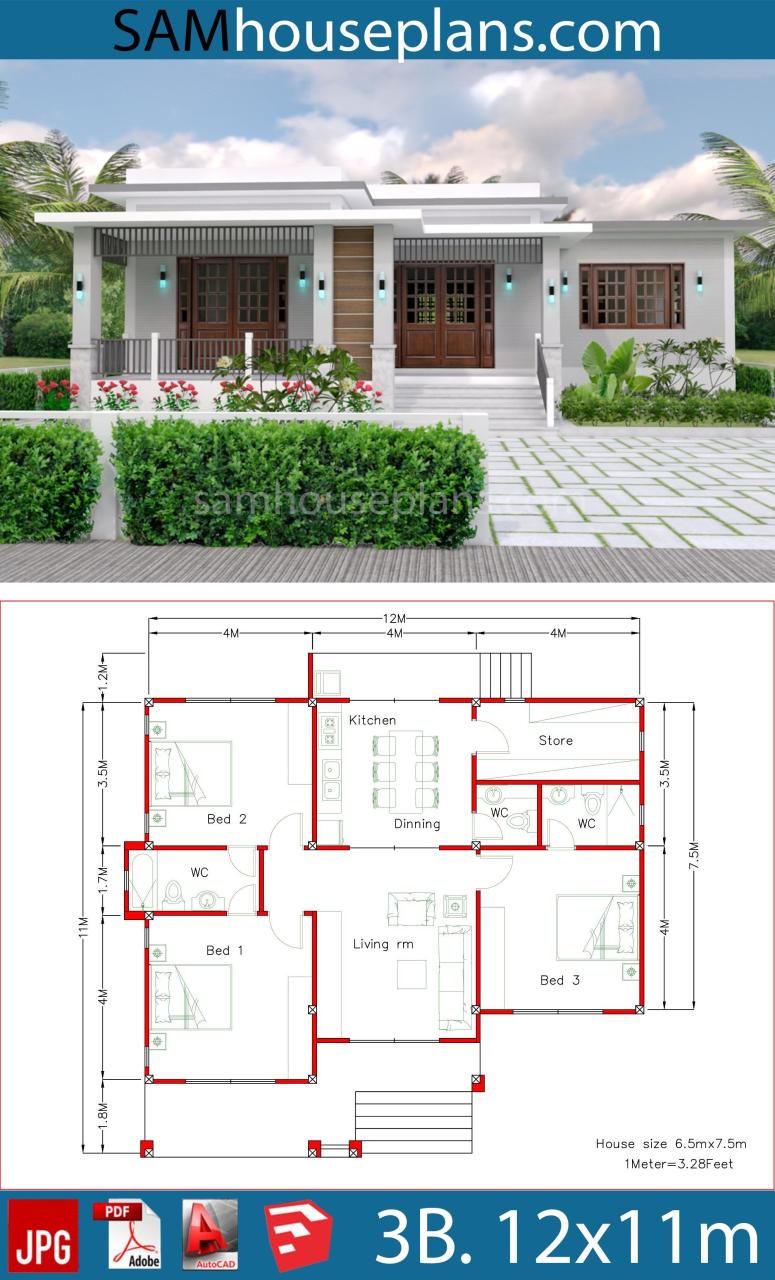 Simple House Design In Village