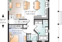 08445920250627-1f5fffc449586cd219ba0c0643555a55 28x36, Cottage Style House Plan 3 Beds 2 Baths 1370 Sq/Ft Plan 23