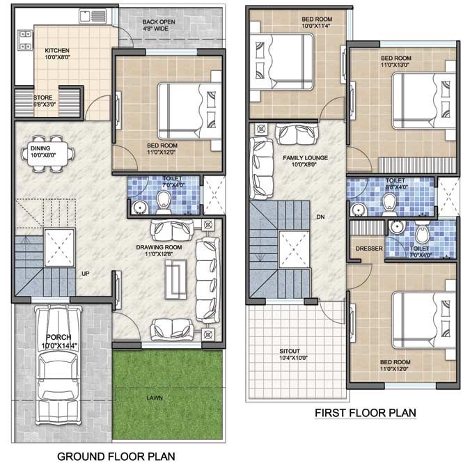 CDATA[
Best 120 Sq Yards Duplex House Plans References. See more ideas about house design, small house plans,. 80 sq ft dining space.
![120 Sq Yards House Plans (120 Sq Yards East, West, South & North Facing