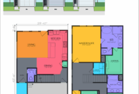 Affordable Two Story Townhouse Plan Town house floor plan, Narrow