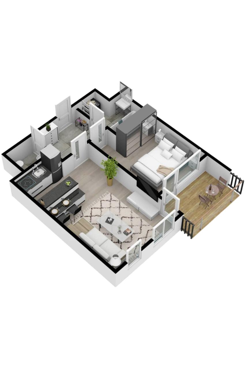 Tiny house made on Home design software, Home design