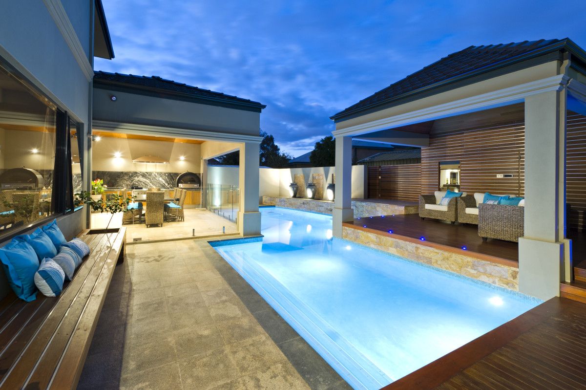 Indulgence by the pool House designs exterior, Swimming pool designs