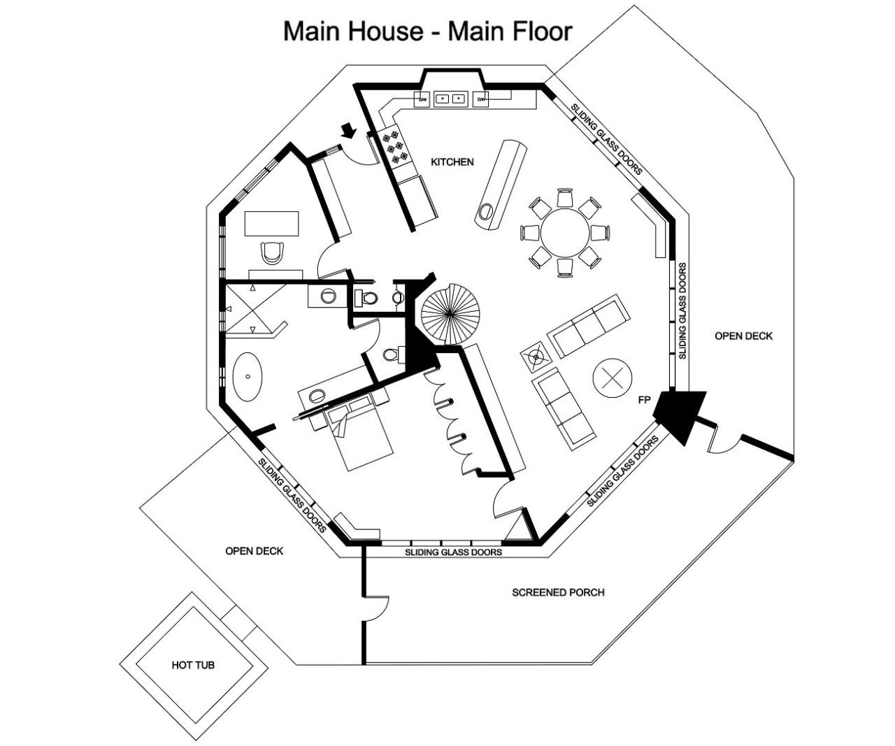 Pin by claude ladeuc on Tree Houses Octagon house, Tree house plans