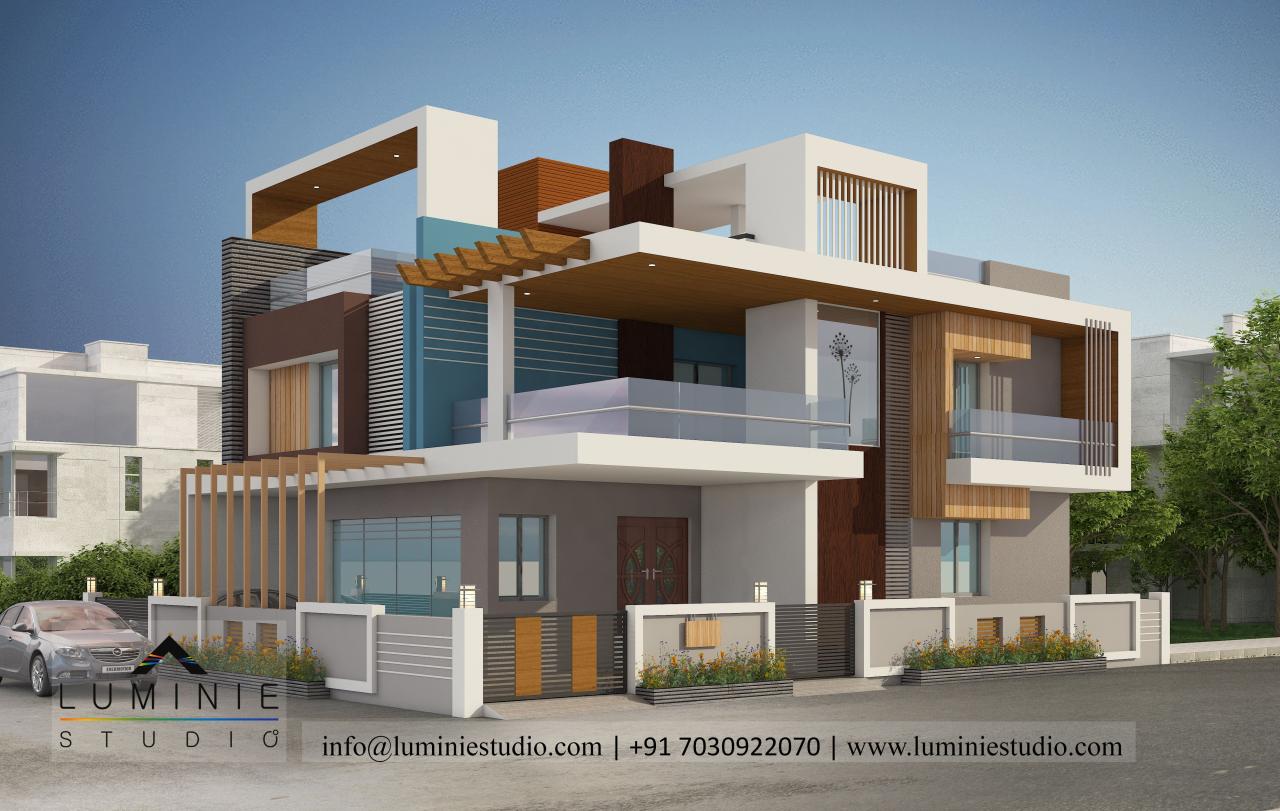 Speaking of the exteriors, here are some latest 3D renderings with