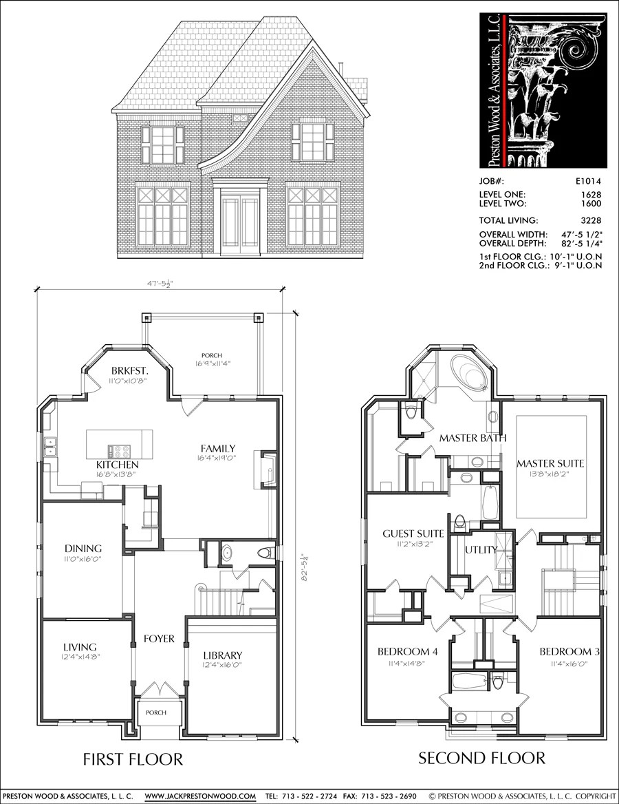 Two Story New Houses, Custom Small Home Design Plans, Affordable Floor