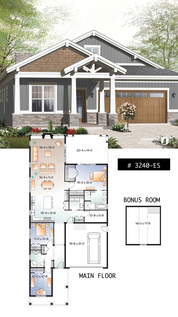 Discover the plan 3240ES (Northaven) which will please you for its 3