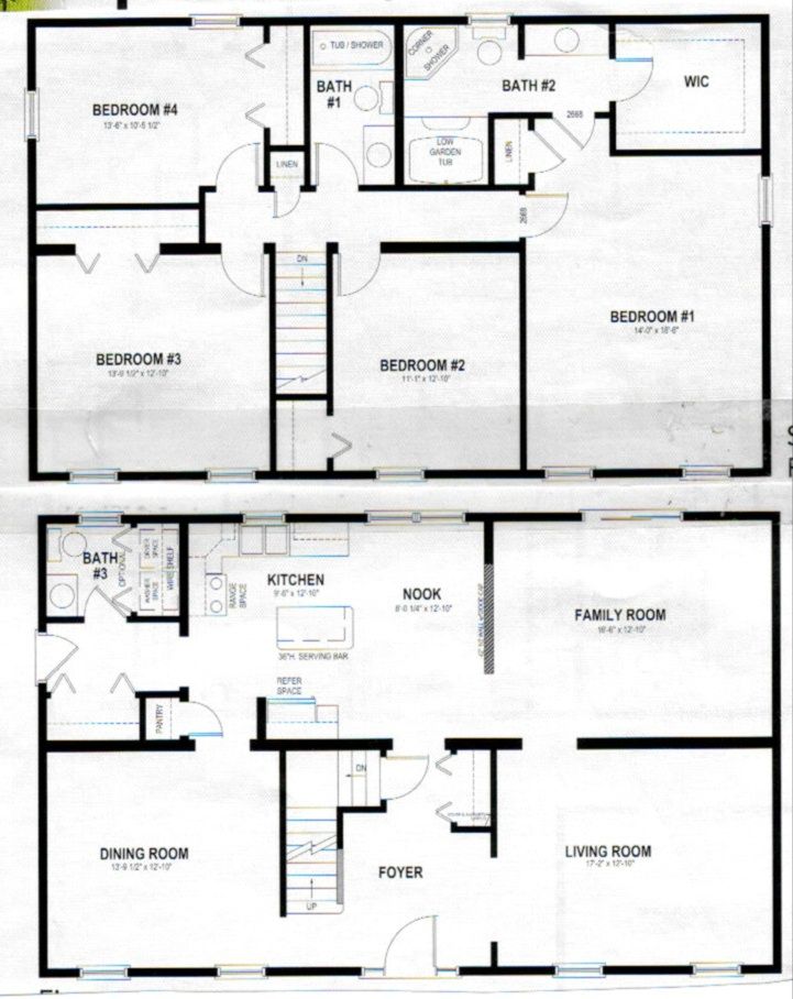 » TWO STORY HOME DESIGNS Two story house plans, Barndominium floor