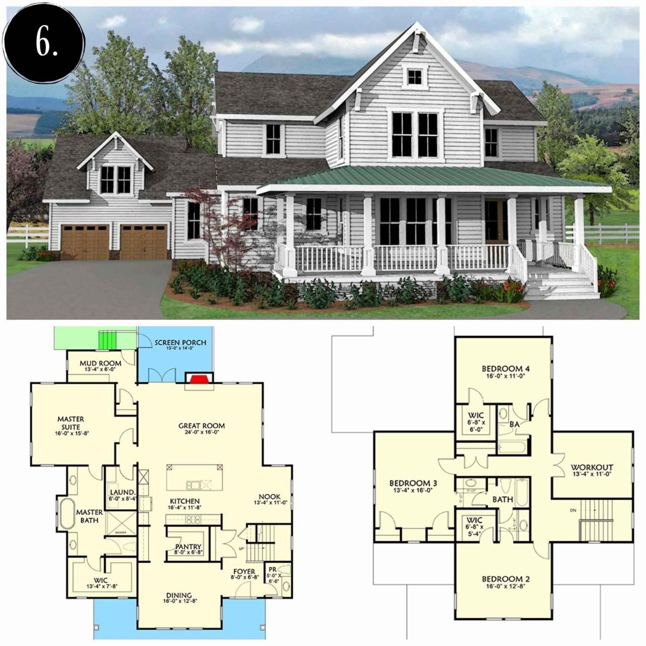 Two Story Farmhouse Plans Along with Old Farmhouse Floor Plans Lovely