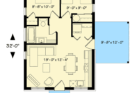 Two Bedroom Tiny Cottage 22405DR Architectural Designs House Plans