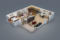 Modern Apartments and Houses 3D Floor Plans Different Models