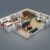 Top 3D Model From Floor Plan References