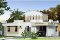 03040220250705-small-budget-villa Small budget Kerala home with staircase room Kerala home design and