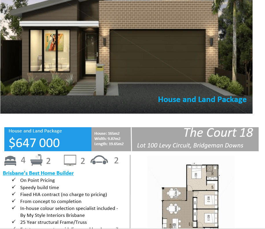 House And Land Packages Brisbane Call Us Now