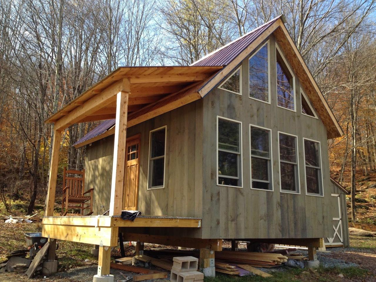 Adam and Karen's Tiny OffGrid House