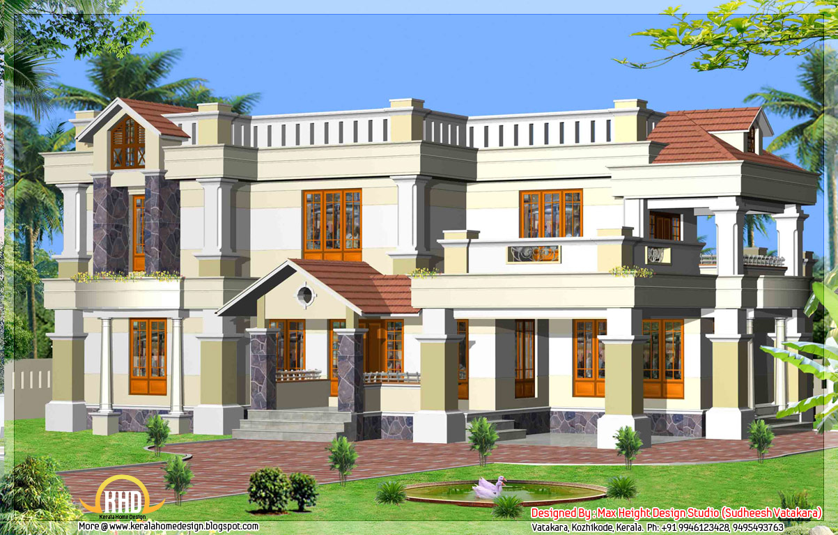 7 beautiful Kerala style house elevations Kerala home design and