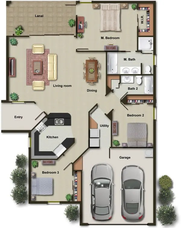 Design 2d and 3d floor plan by Zain483 Fiverr