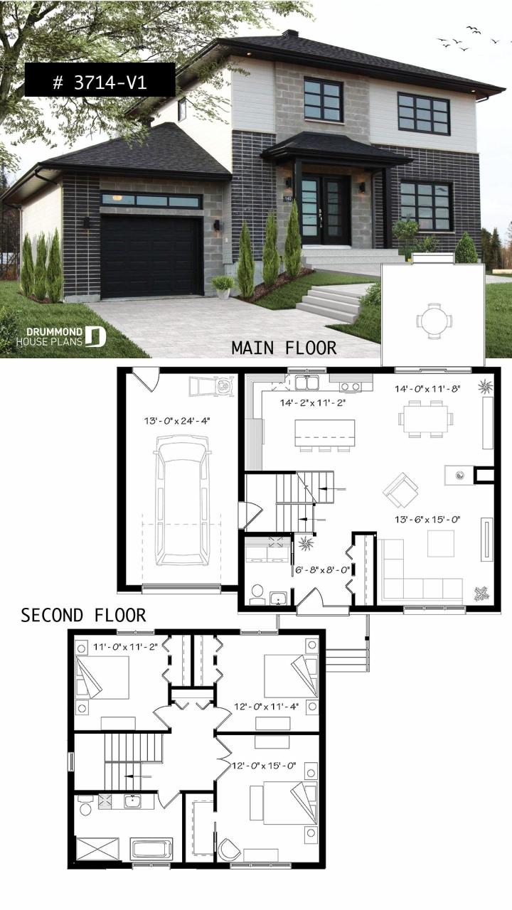 Open Concept Small 2 Story House Plans / Find your family's new house