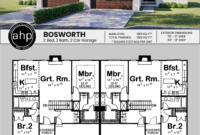 10411520250704-7db893dae86e4c8af5b330f37d10421b 1 Story MultiFamily Traditional House Plan Bosworth Duplex house