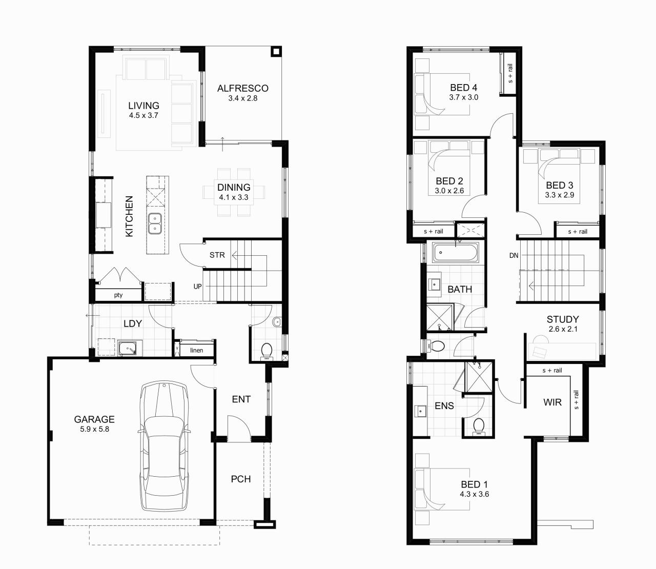 4 Bedroom 2 Story House Plans Pics Home Floor Design Plans Ideas