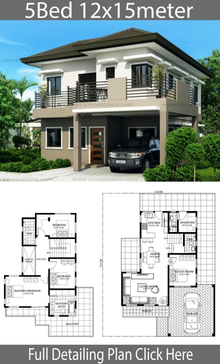 Stunning Two Story House Layout Design Ideas - House Floor Plans