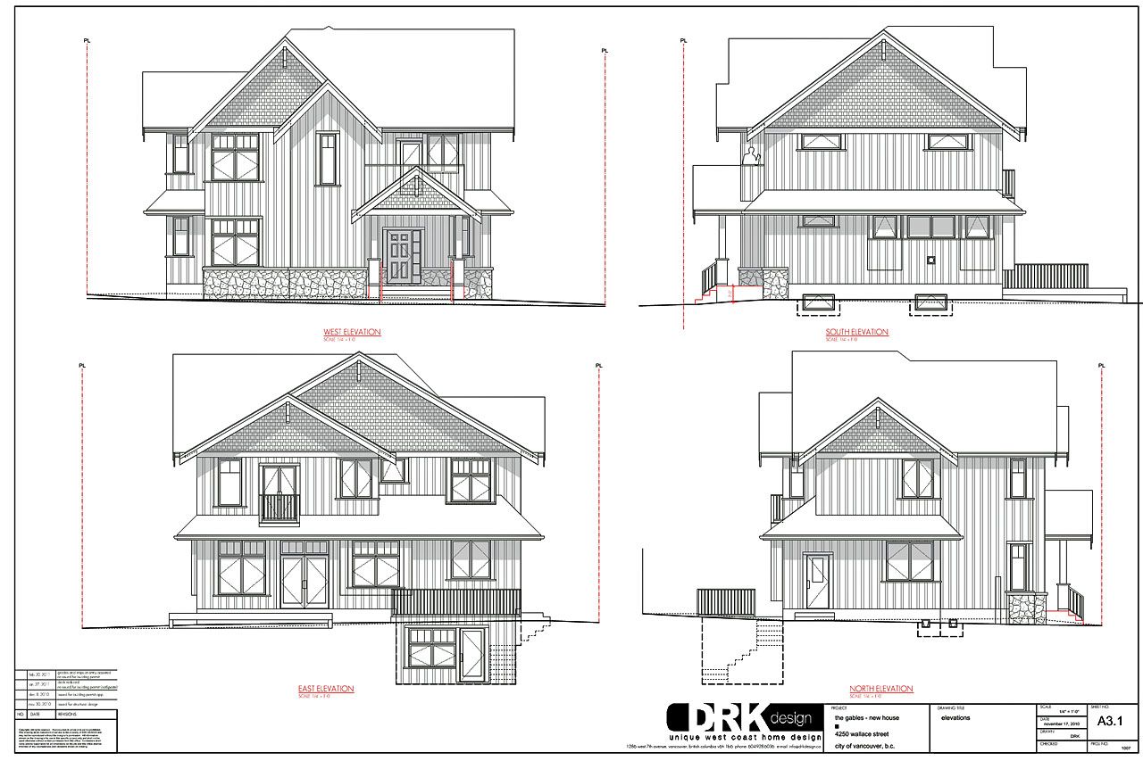 37+ Important Style The House Plan Drawing Titled Elevations Shows The