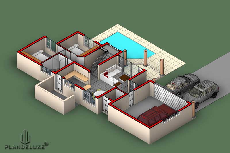 Small 3 Bedroom House Plans South Africa