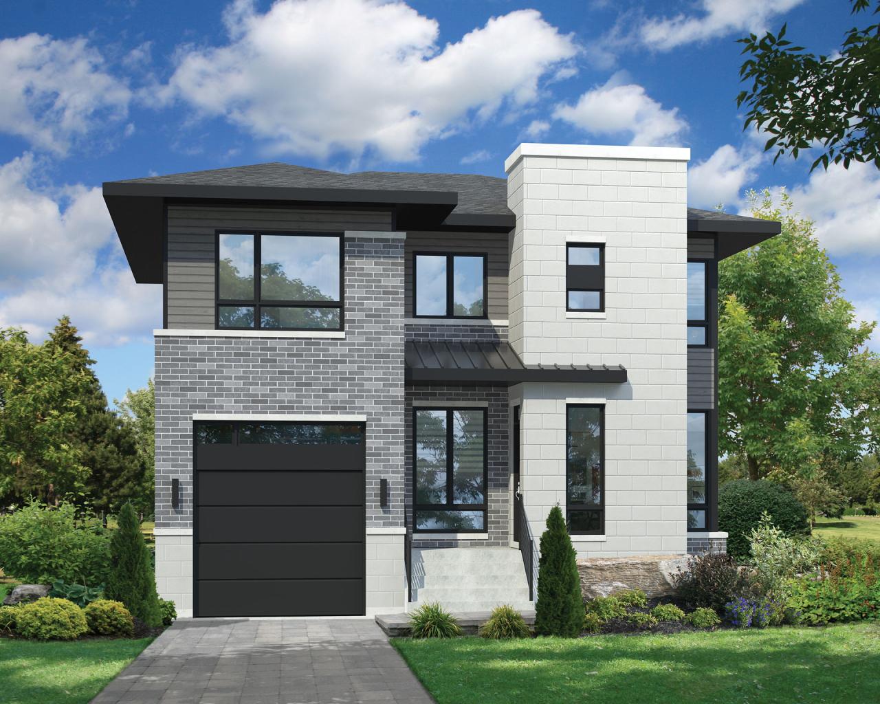 TwoStory Contemporary House Plan 80806PM Architectural Designs
